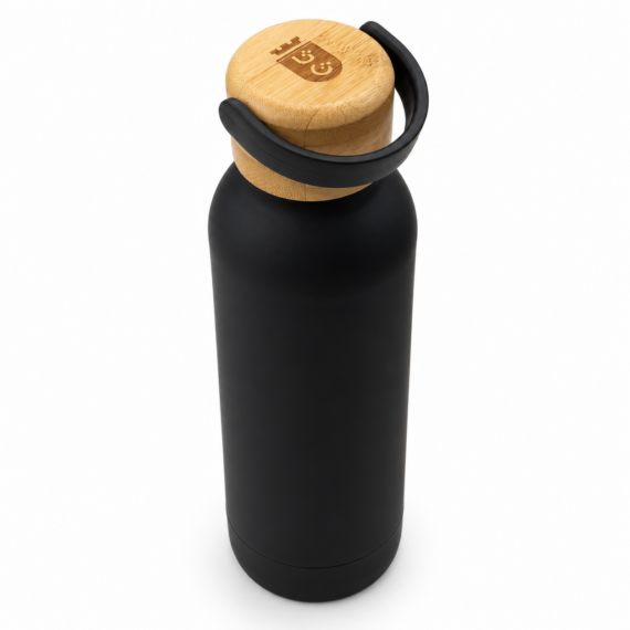 Butelka termiczna z uchwytem – 500 ml czarna